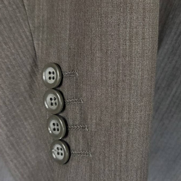 Cigliano Collezione Italy Gray Superior 100's Men's Blazer R44 W38 - Picture 2 of 8